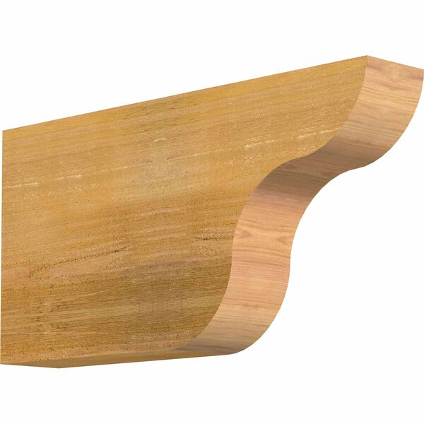 Ekena Millwork Carmel Rough Sawn Rafter Tail, Western Red Cedar, 4"W x 12"H x 24"L RFT04X12X24CAR00RWR - main